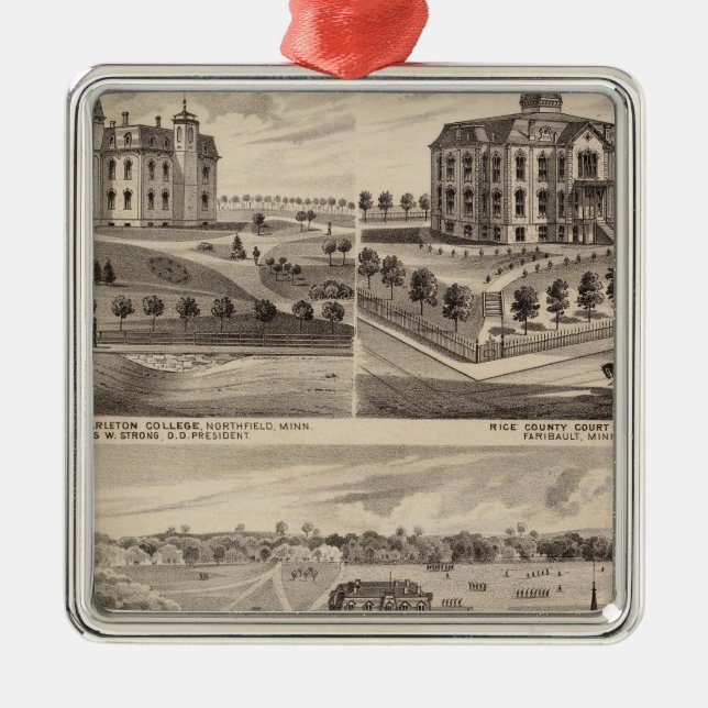 Ornement Métallique École de Shattuck, Faribault Willis Hall, (Devant)