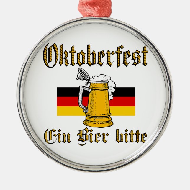 Ornement Métallique Engin de la fête de la bière (Devant)