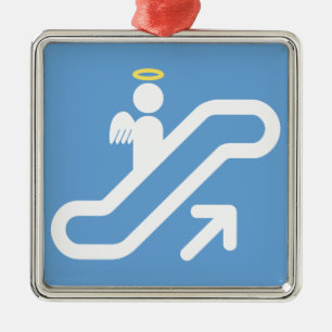 Ornement Métallique Escalator, aucun escalier