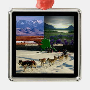 Ornement Métallique Fairbanks, Alaska Collage