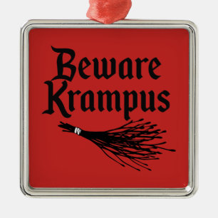 ORNEMENT MÉTALLIQUE FAIRE ATTENDRE KRAMPUS