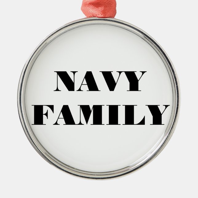 Ornement Métallique Famille de la marine (Devant)