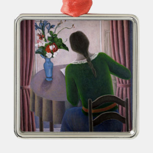 Ornement Métallique Femme à la fenêtre 1998