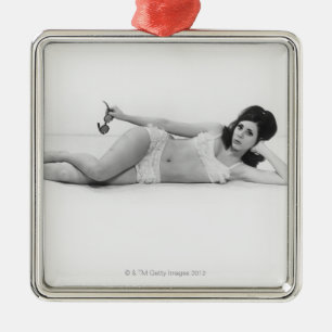 Ornement Métallique Femme dans les vêtements de bain