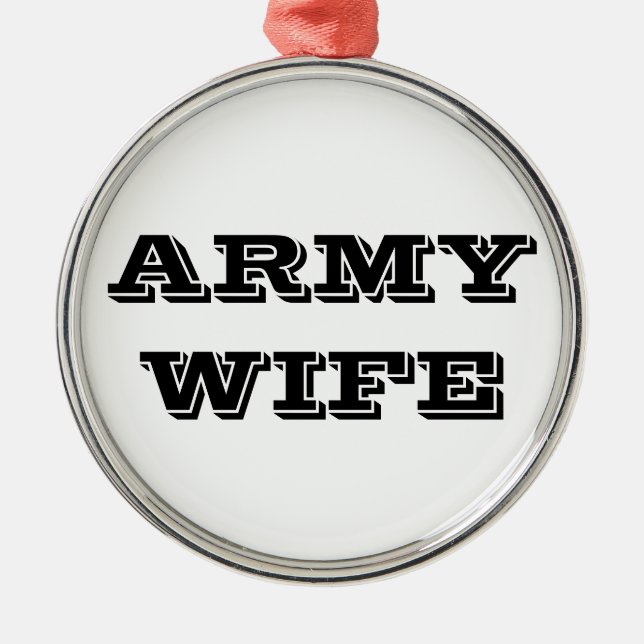 Ornement Métallique Femme de l'armée (Devant)