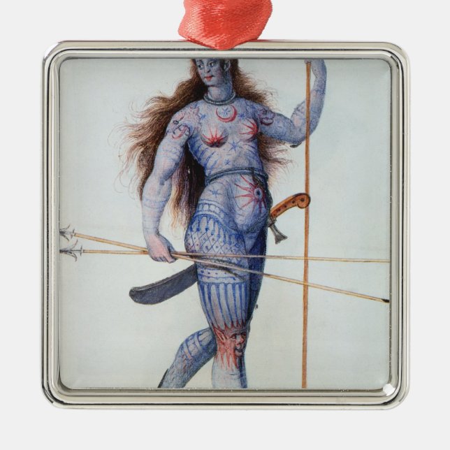 Ornement Métallique Femme Pictish (Devant)