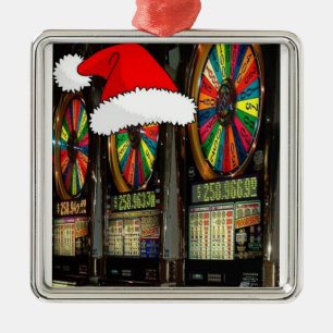 Ornement Métallique Fentes de Noël à Las Vegas