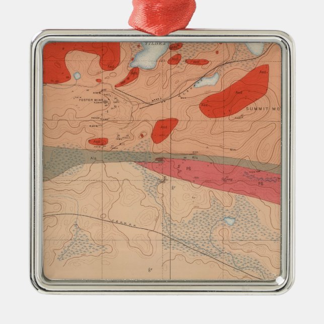 Ornement Métallique Fiche géologique détaillée XXIX (Devant)