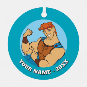 Ornement métallique Flex Biceps d'Hercule