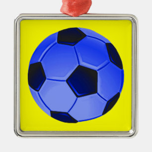 Ornement Métallique Football américain de soccer ou d'association
