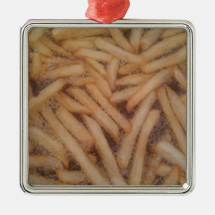 Ornement Métallique Fries françaises délicieuses
