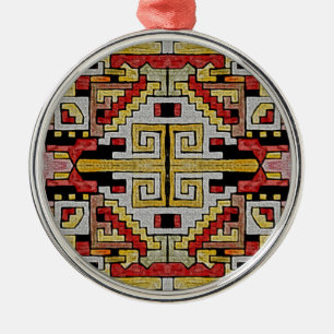 Ornement Métallique Géométhorique Tribal/Motif ethnique