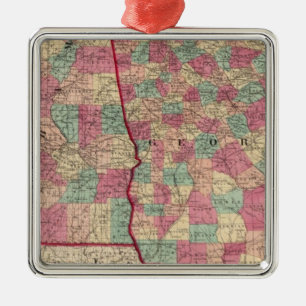 Ornement Métallique Géorgie-Alabama