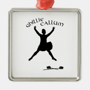 Ornement Métallique Ghillie Callum - Danseuse écossaise d'épée