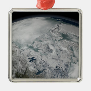 Ornement Métallique Glace de mer au-dessus de l'Amérique du Nord