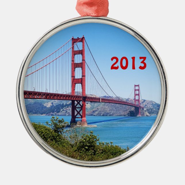 Ornement Métallique Golden Gate (Devant)