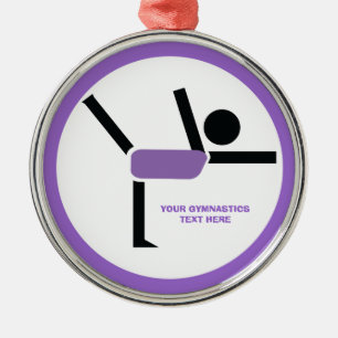 Ornement Métallique Gymnastique cadeaux, gymnastique artiste sur mesur