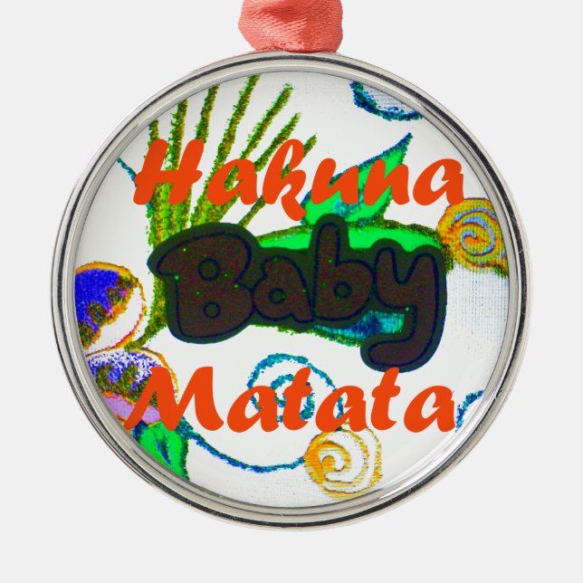 Ornement Métallique Hakuna Matata Baby.png (Devant)