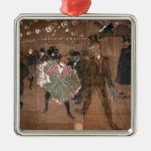 Ornement Métallique Henri De Toulouse-Lautrec dansant au fard à