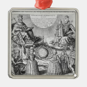 Ornement Métallique Henri IV avec sa famille, 1607