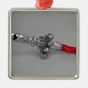 Ornement Métallique Hochet de bébé, période coloniale, c.1770