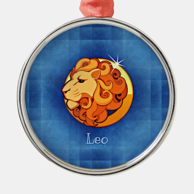 Ornement Métallique horoscope leo (Devant)