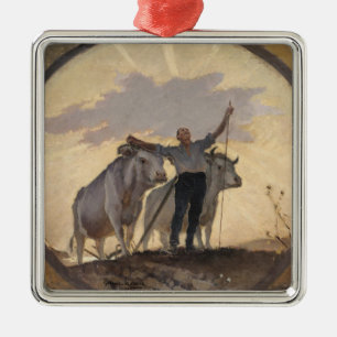 Ornement Métallique Hymne de la terre au Sun, 1892