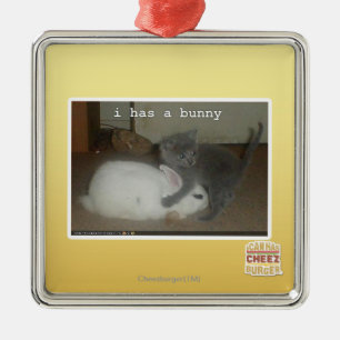 Ornement Métallique I a un lapin