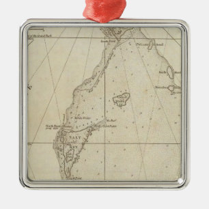 Ornement Métallique Îles de Turcs