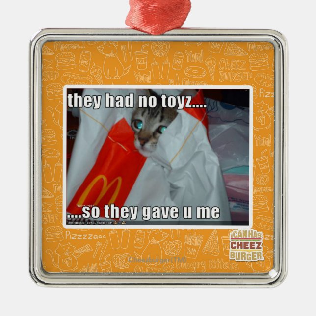 Ornement Métallique ils n'ont eu aucun toyz (Devant)