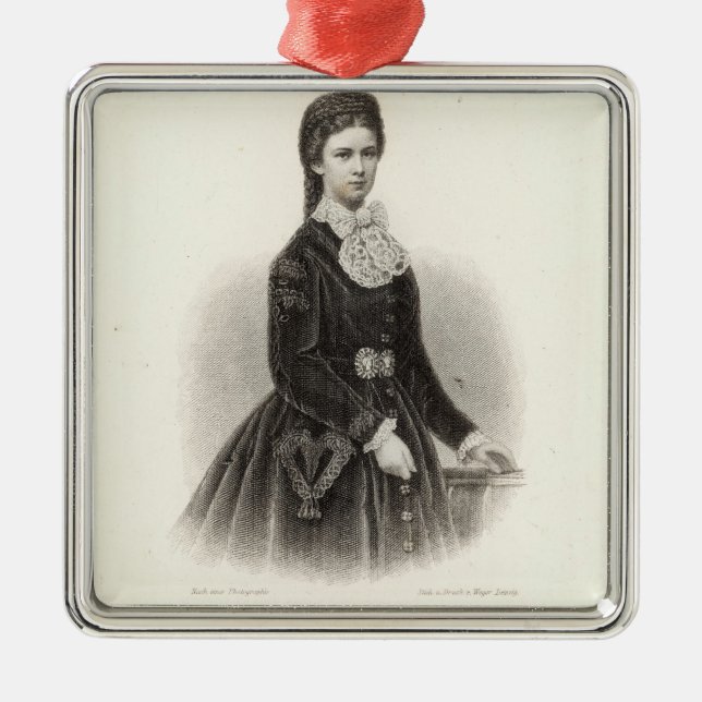Ornement Métallique Impératrice Elisabeth de l'Autriche (Devant)
