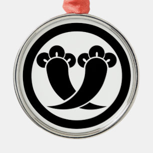 Ornement Métallique Intersecter les clous en cercle