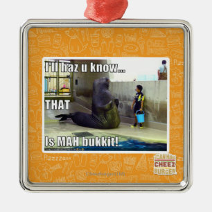 Ornement Métallique Je le haz u saurai