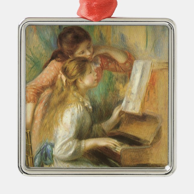 Ornement Métallique Jeunes filles au piano par Pierre Renoir (Devant)