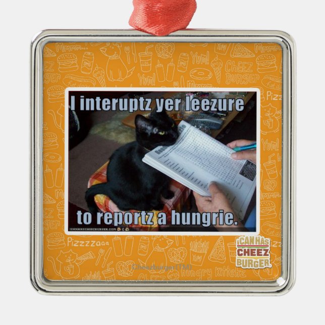 Ornement Métallique J'interromps YER Leezure (Devant)