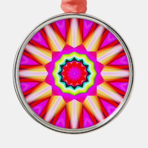 Ornement Métallique Kaleidoscope fractal 01