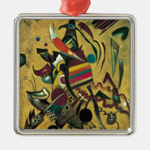 Ornement Métallique Kandinsky Points Peinture en toile Abstraite