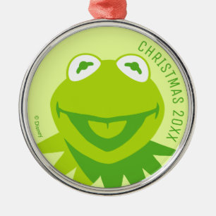 Ornement Métallique Kermit la grenouille souriante