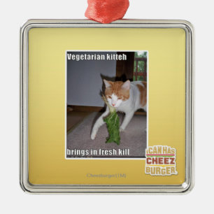 Ornement Métallique Kitteh végétarien