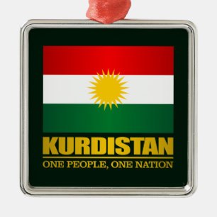 Ornement Métallique Kurdistan (Un Peuple, Une Nation)