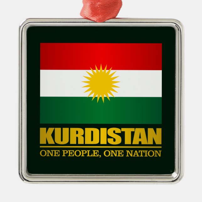 Ornement Métallique Kurdistan (Un Peuple, Une Nation) (Devant)