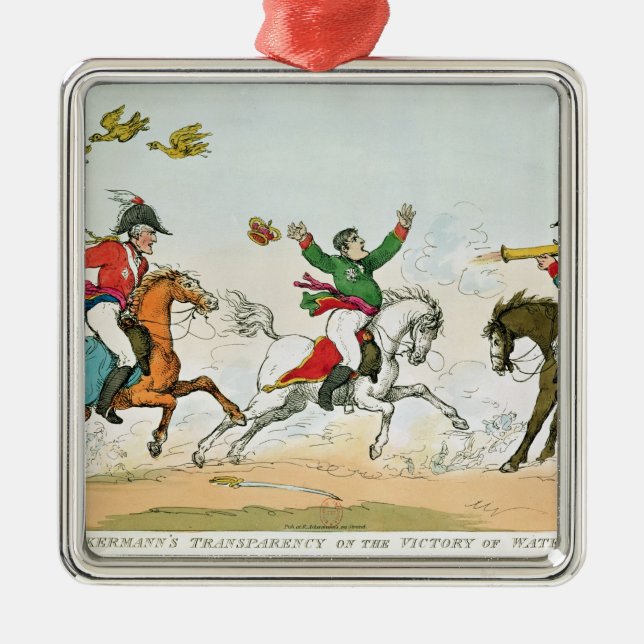 Ornement Métallique La bataille de waterloo (Devant)