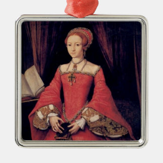 Ornement Métallique La jeune Reine Elizabeth I de l'ornement de