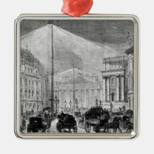 Ornement Métallique La lumière électrique au manoir