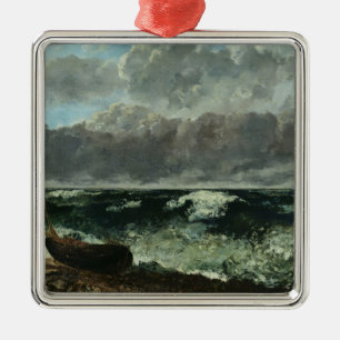 Ornement Métallique La mer orageuse ou, la vague, 1870