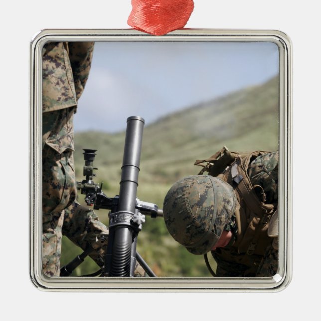 Ornement Métallique La méthode de tir direct des mortiers