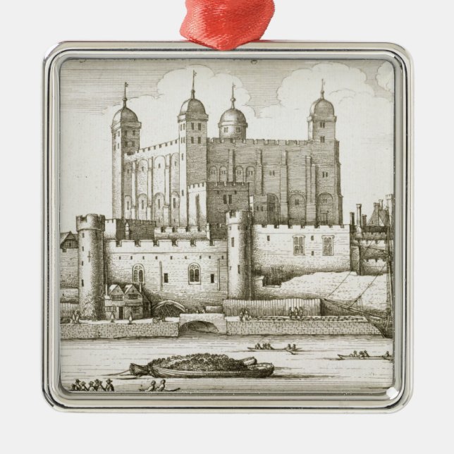 Ornement Métallique La tour de Londres, 1647 (gravure) (Devant)