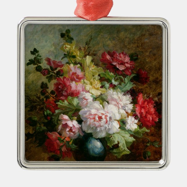 Ornement Métallique La vie toujours avec des fleurs et la musique de (Devant)