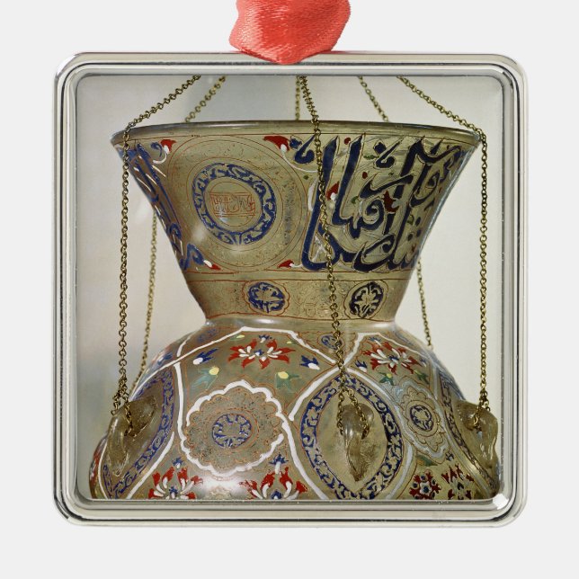 Ornement Métallique Lampe, de la mosquée du sultan Hasan, le Caire (Devant)