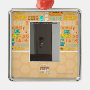 Ornement Métallique Laser Kitty